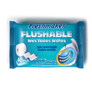 FLUSHABLE WET WIPES 40pcs