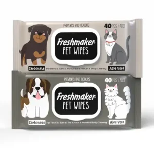 FRESHMAKER PET WIPES 40 PCS with fliptop